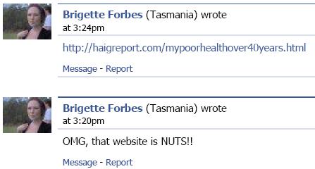 Brigette Forbes bludging on Qld taxpayers Brigette Forbes bludging on Qld taxpayers